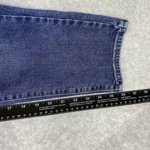 Vintage Levis Jeans Womens 32x27 High Waist Tapered Mom 90s Silver Tab Y2K - Picture 11 of 14